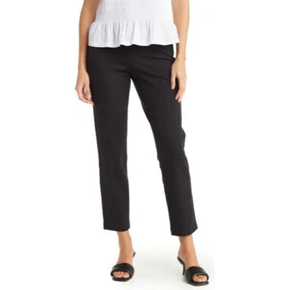 Nordstrom rack BNWOT Black "essential ponte" pants NEW flat front
